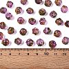 Picasso Transparent Glass Beads SEED-Q039-04O-4