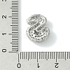 Rack Plating Brass Clear Cubic Zirconia Pendants KK-S378-01P-S-3