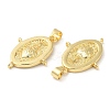 Rack Plating Brass Chandelier Component Links X-KK-K332-21G-3