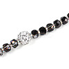 Acrylic & Glass & ABS Plastic Pearl & Alloy & Polymer Clay Pave Rhinestone Beads Strands MAK-T011-08A-3