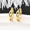 Infinity Brass Hoop Earrings for Women EJEW-U068-01G-1
