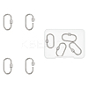 4Pcs 304 Stainless Steel Screw Carabiner Lock Charms STAS-UN0060-16-1
