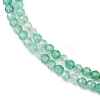 Natural Green Onyx Agate Beads Strands G-L633-A01-3mm-5