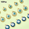 15Pcs 3 Styles Epoxy Resin Enamel Pendants RESI-YW0001-78-3