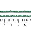 Transparent Electroplate Glass Beads Strands EGLA-H107-01A-B01-2