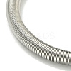 Non-Tarnish Adjustable 304 Stainless Steel Spring Bangles BJEW-H617-07P-2