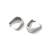 304 Stainless Steel Snap on Bails STAS-V007-02A-P-2