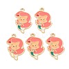 Alloy Enamel Pendants ENAM-S126-116-NR-1
