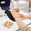 6Pcs 6 Styles Beech Wooden Jewelry Bracelet Finger Ring Diplay Holder Tray ODIS-BBC0001-03A-4