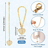 5Pcs 5 Style Alloy Wine Glass Charms HJEW-TA0001-13-3