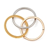 201 Stainless Steel Trinity Interlocking Ring Finger Rings FS-WG6776A-01-2