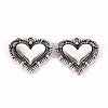Tibetan Style Alloy Pendants X-TIBE-N010-77AS-RS-1