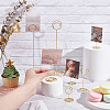24Pcs 3 Styles Alloy Spiral Round Name Card Holder AJEW-GA0005-89LG-3