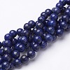 16 inch Grade A Round Dyed Natural Lapis Lazuli Beads Strand X-G-GSR4mmC123-1