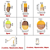 DIY Dangle Earring Making Kits RESI-OC0001-15-2