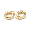 Rack Plating Brass Fold Over Clasps KK-E080-03G-2