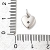 Brass Micro Pave Cubic Zirconia Charms KK-C139-25D-P-3