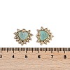 Natural Amazonite Heart Pendants STAS-I325-145G-01-3