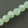 Electroplate Glass Beads Strands EGLA-R018-4mm-1-2