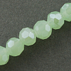 Electroplate Glass Beads Strands EGLA-R018-4mm-1-2