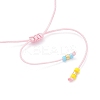 Adjustable Natural Pearl & Miyuki Seed Braided Beaded Bracelet for Women BJEW-O187-04-3