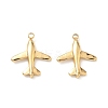 304 Stainless Steel Pendants STAS-F360-06G-1