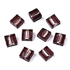 Handmade Silver Foil Lampwork Beads FOIL-S006-12x12mm-05-1