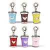 Alloy Enamel Charms FIND-Z106-01AS-03-1