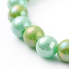 Opaque Acrylic Beads Stretch Bracelet for Kids BJEW-JB06503-6