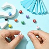 10Pcs Spray Painted Alloy Beads FIND-CJ0001-33-3