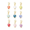 Pearlized Handmade Porcelain Pendant Decorations HJEW-JM03942-01-2
