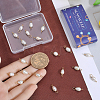 Natural Cultured Freshwater Pearl Potato Connector Charms PALLOY-SC00014-3