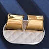 C-Shaped 304 Stainless Steel Stud Earrings for Women EJEW-A131-01A-G-2