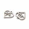 Non-Tarnish 304 Stainless Steel Charms STAS-M089-32P-2