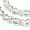 Transparent Glass Beads Strands EGLA-N028-01A-A02-4