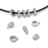 Brass Micro Pave Cubic Zirconia Tube Bails ZIRC-K070-44P-1