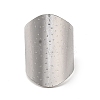 Non-Tarnish 304 Stainless Steel Open Cuff Ring LS-RJEW-Z015-04P-2