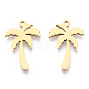 201 Stainless Steel Pendants STAS-T052-48G-1