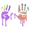 Car Decals- 1 Pcs Hand Car Hood Sticker ST-F711-1-2