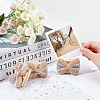 6 Sets Wood Place Card Holders AJEW-OC0001-35-4
