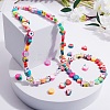 395Pcs 15 Style Fruit & Heart & Flower Handmade Polymer Clay Charms and Resin Teardrop Beads CLAY-SZ0001-42-7