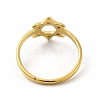 Ion Plating(IP) 304 Stainless Steel Star of David Adjustable Ring for Women RJEW-B027-13G-3