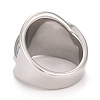 Non-Tarnish 304 Stainless Steel Textured Chunky Ring for Men Women RJEW-B040-22P-3