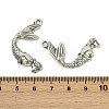 Tibetan Style Alloy Mermaid Pendants TIBEP-36349-AS-RS-2