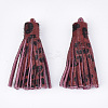 Eco-Friendly Cowhide Leather Tassel Big Pendants FIND-S301-36C-2