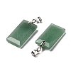 Natural Green Aventurine Faceted Pendants G-U031-04P-03-3
