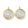 Brass Pendants KK-G555-14GP-1