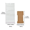 50Pcs Kraft Paper Hair Clip Display Cards CDIS-YW0001-07-5