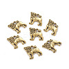 Tibetan Style Alloy Puppy Pendants TIBEP-A100654-G-LF-1