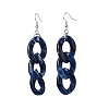 Acrylic Curb Chain Dangle Earrings EJEW-JE04651-2